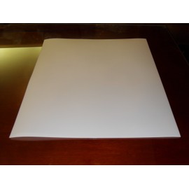 2 Flexible Translucent PE Plastic Sheet 25x23x1/16 (0.06) DIY Thick Stencil Cut-Out