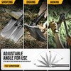 CoCuKi Outdoor Folding Camping Shovel Multitool Gear with High-Carbon Steel