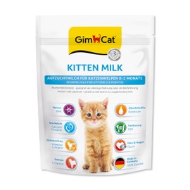 GimCat Kitten Milk Breast Milk Substitute - Cat Milk with Taurine and Calcium - 1 Bag (1 x 200 g)