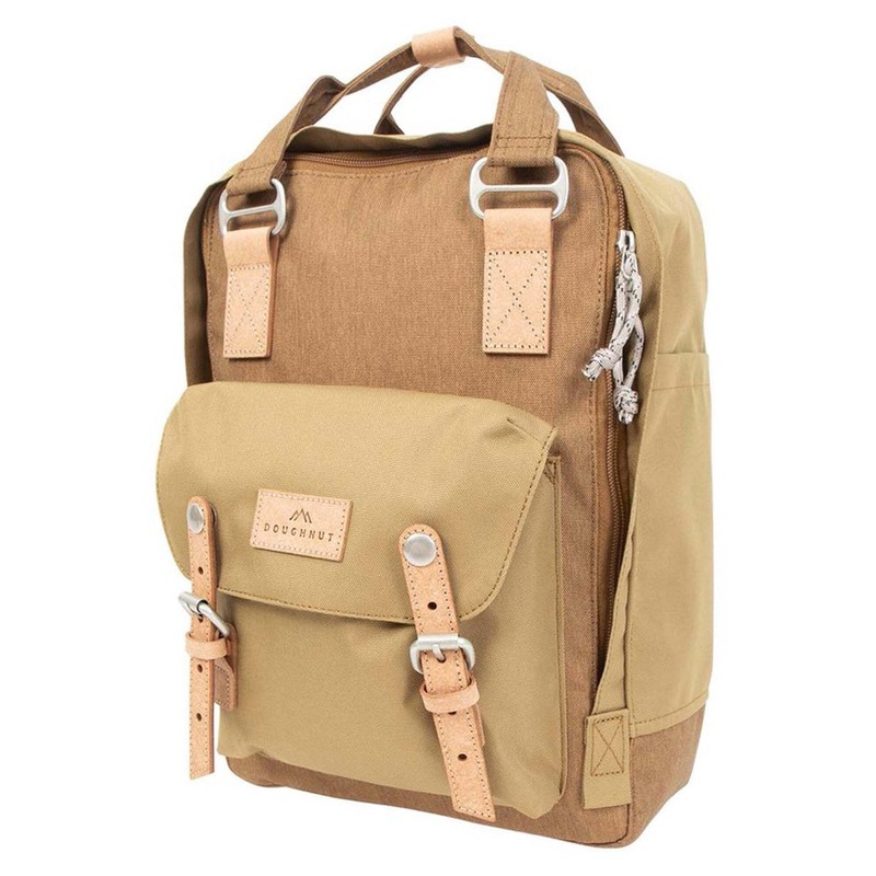 Doughnut Macaroon Euro 16 Backpack 38 cm Khaki x Camel,