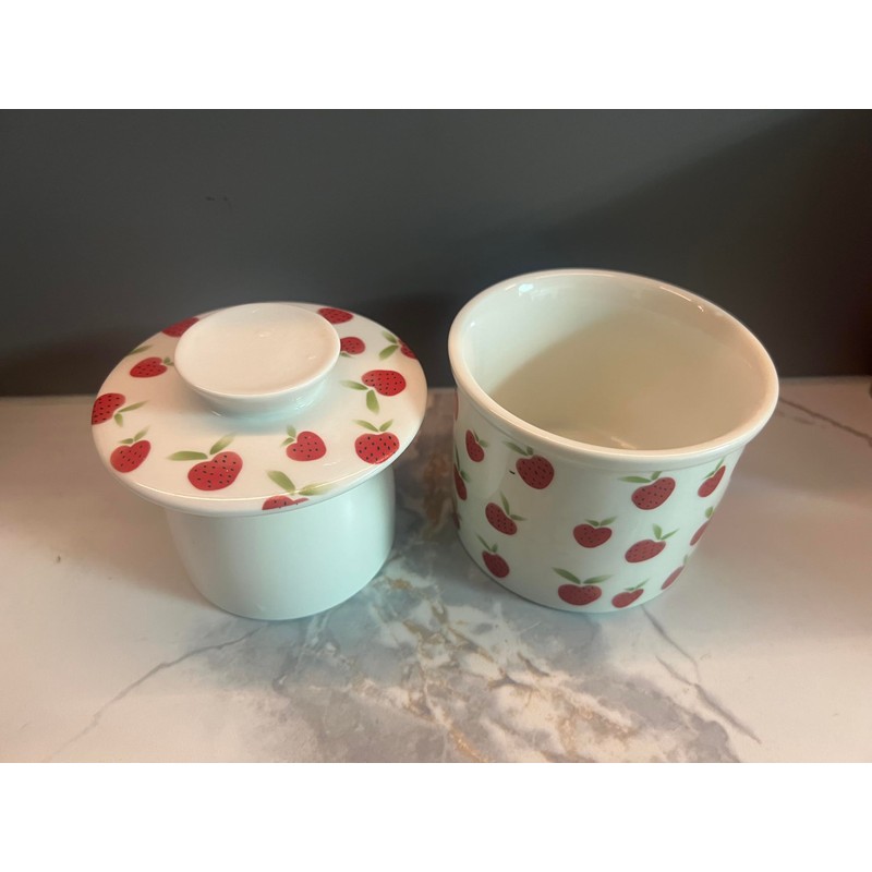 French Butter Crock for Counter With Water Line French Butter