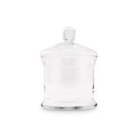 Weddingstar Small Glass Apothecary Candy Jar - Cylinder with Lid
