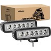 Nilight Led Light Bar 2PCS 18w Spot Driving Fog Light