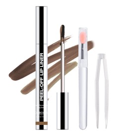 Ricadoo Timbersonic Peel off Lip Stain, Astora Peel off Lip Stain, Long Lasting Lip Tint Stain Peel off Lip Liner Stain Waterproof, Pinked Korean Nude Lip Stains Peel off for All Skin Types (04, 1)
