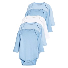 Next Baby Boys Rompers GOTS Organic Cotton Pack of 5 -