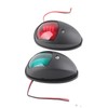 2pcs Waterproof Boat Navigation Light Green Red Marine LED for