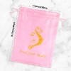6PK Satin Wig Bags with Drawstring - Silk Hair Storage