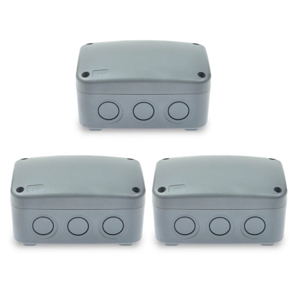 Unbranded 3Pack Electrical Junction Box Waterproof Dustproof Project Enclosure 125×86×62mm