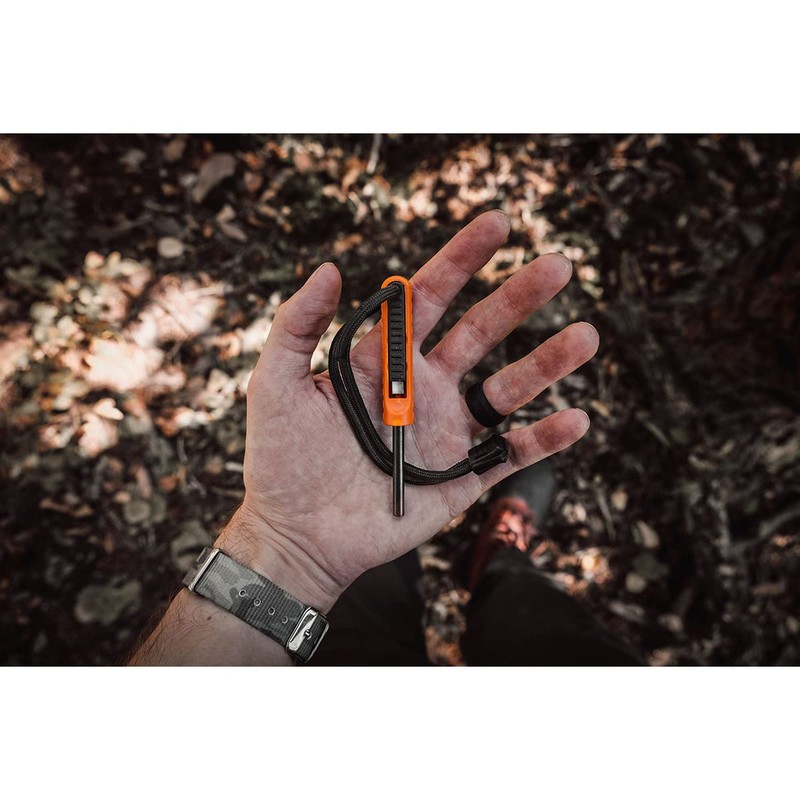 EXOTAC - polySTRIKER Lightweight Ferrocerium Fire Starter with Snap-in Striker