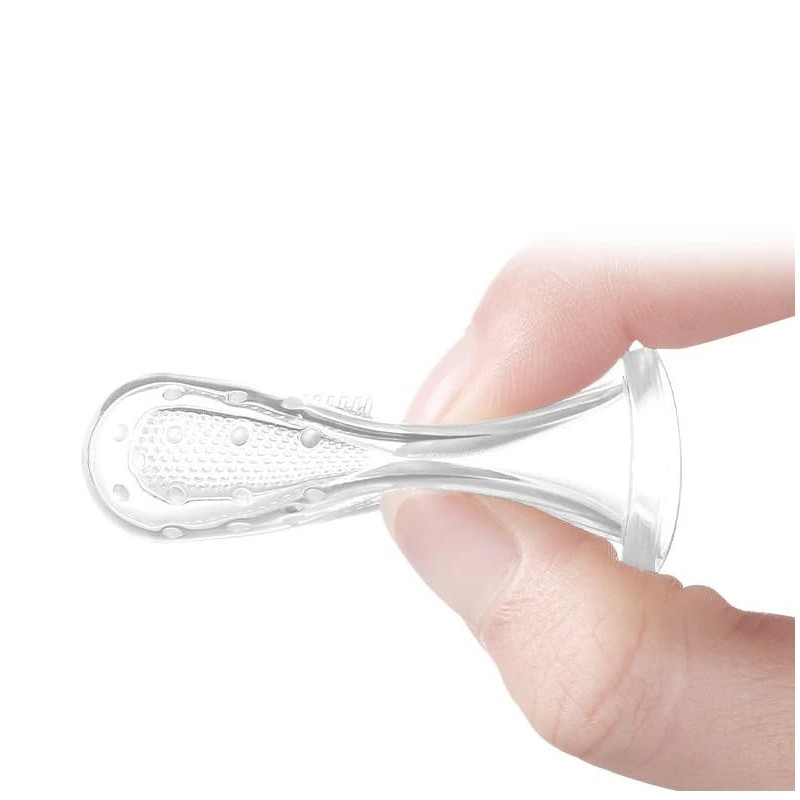 ABBA's 3 Cepillos de dientes de dedo para bebé de