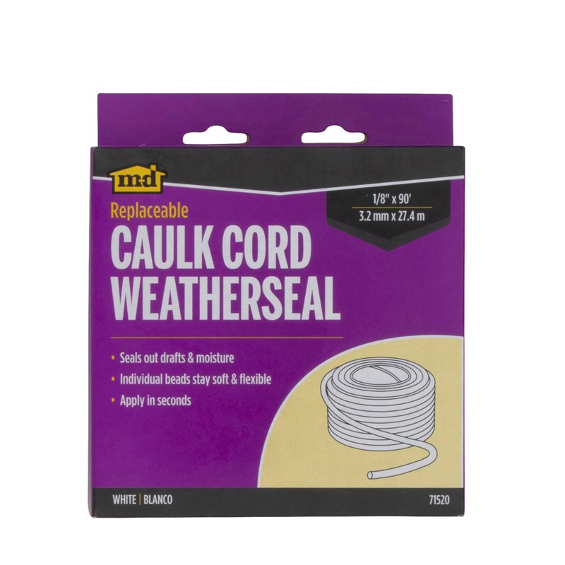 M-D Building Products Replaceable Caulk Cord Weatherseal: Quick and Effective