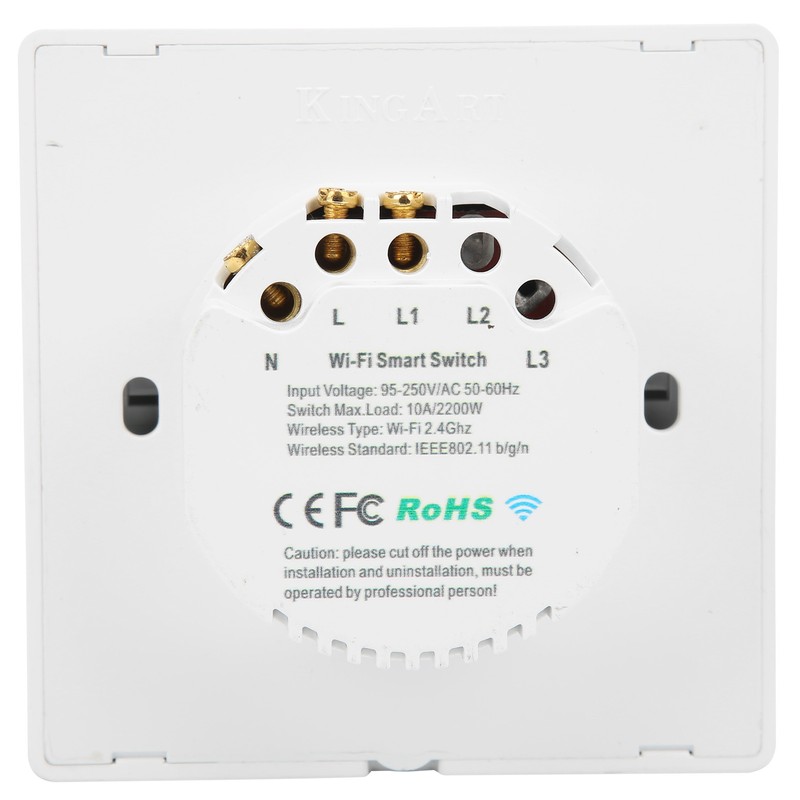 Smart Switch Wifi Wireless Remote Control Switches Standard 2200W 95‑240VAC