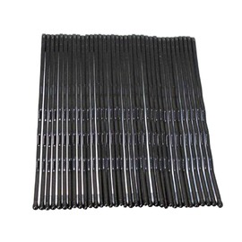 36 Hair Pins GRIPS Blades Clips Long Kirby Traditional Black 6.5 cm (6.5 cm)
