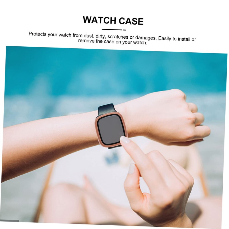 BIUDECO 2pcs Smartwatch Screen Cover Pc Protective Case for Play