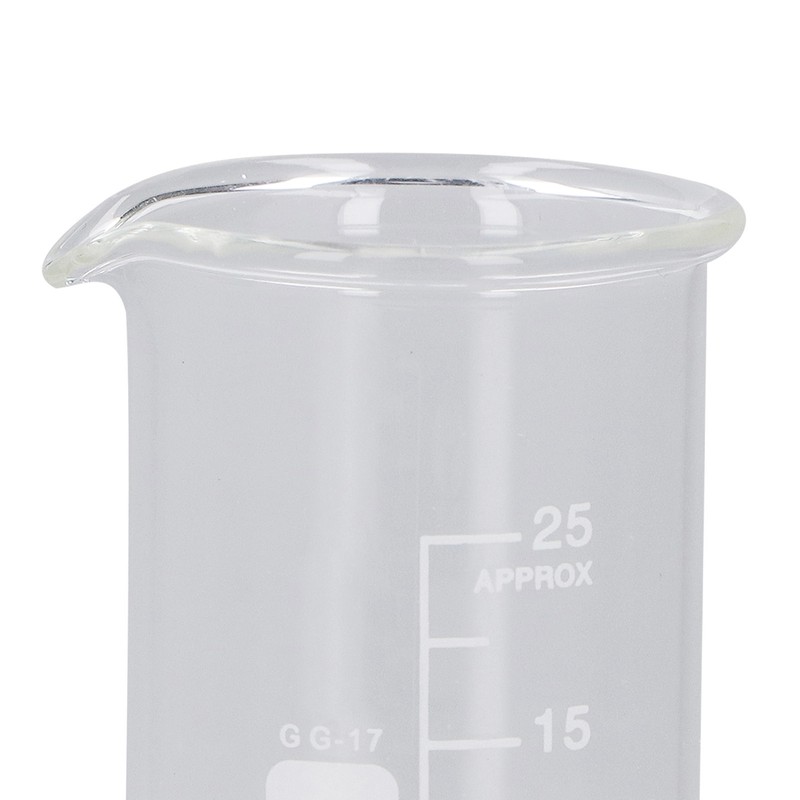 10PCS Glass Beaker Set Experiment Measuring Cup with Scale Teaching