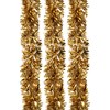 Robelli Thick Luxury MATTE Christmas Tree Tinsel Decoration (Gold -