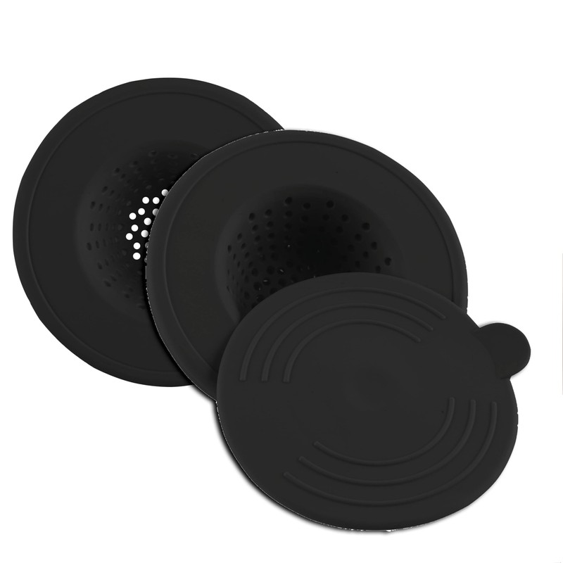 COOK WITH COLOR Kitchen Sink Strainer, Silicone, Flexible Sink Strainer,