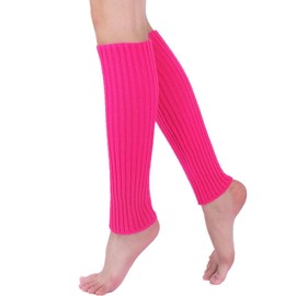 SOIDMHP Leg Warmers, 1 pair NEW WOMENS STRIPE LEG WARMER 80'S TEEN FANCY DRESS DANCE WARE, Leg warmers Luxurious Ladies
