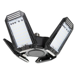 15,000 Lumen LED Adjustable 4 Panel Bulb, Uses Only 140W, Daylight, E26 Base, LED Garage Light for Indoors Workshop Warehouse