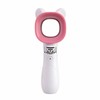 GladGirl Cat Ear Handheld Fan - White and Pink