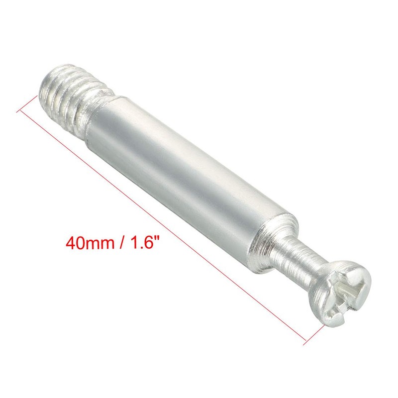 uxcell Furniture Connecting Fitting 6mm Dia Thread Bolts Dowels Screws