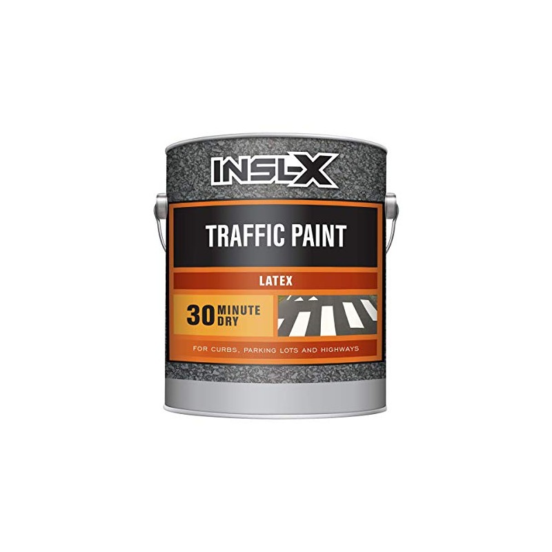 INSL-X Pintura de Látex Acrílica para Tráfico, Negra, 1 Galón