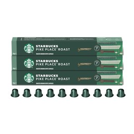 Starbucks by Nespresso Pike Place Coffee Capsules, 30-Count