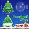Pasimy 36 Pack Christmas Candy Cards with Clear Dome Shaker