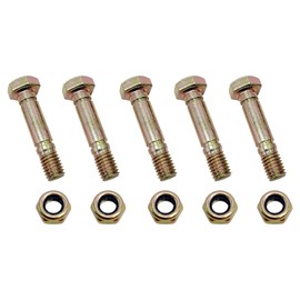 Go-Cheers 5 Pack 52100100 521001 Shear Pins and Nuts Fits for Ariens 521001 Snow Blower