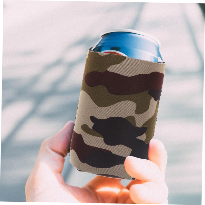 CIYODO 4pcs Neoprene Beverage Can Insulators Insulated Sleeve Holder for