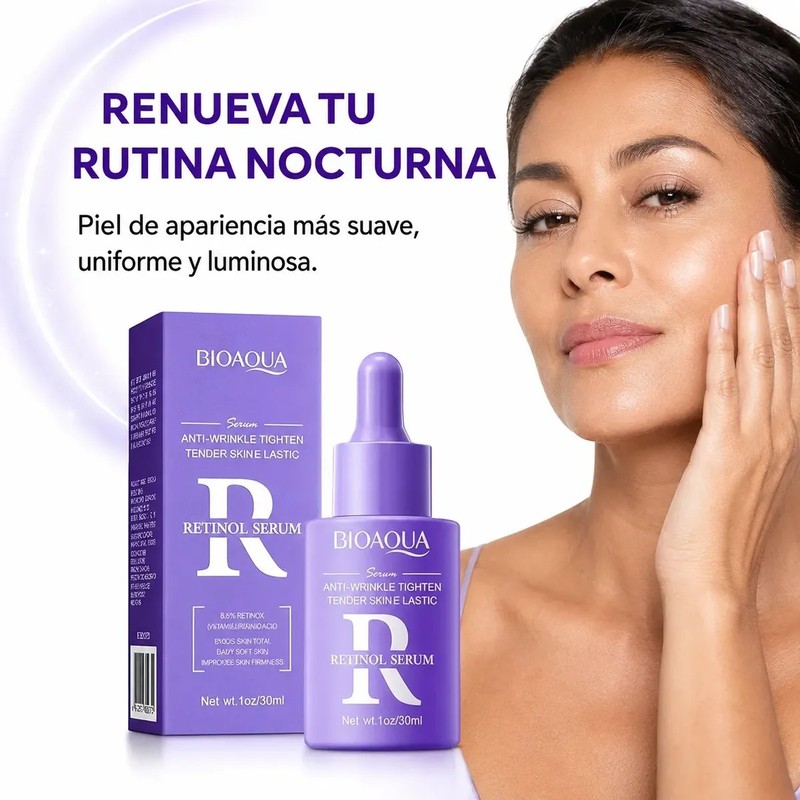 Serum Facial Retinol Ácido Hialurónico Antiarrugas 30ml