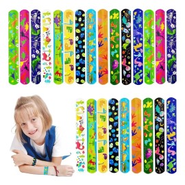 Pulseras De Bofetada Para Niños, 100 Pcs, Pulseras A Presión