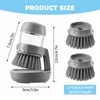 Multifunctional Pressing Cleaning Brush 2 in 1 Pressing Washing Up