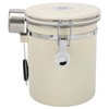 Coffee Canister Airtight Stainless Steel Kitchen Food Storage Container with