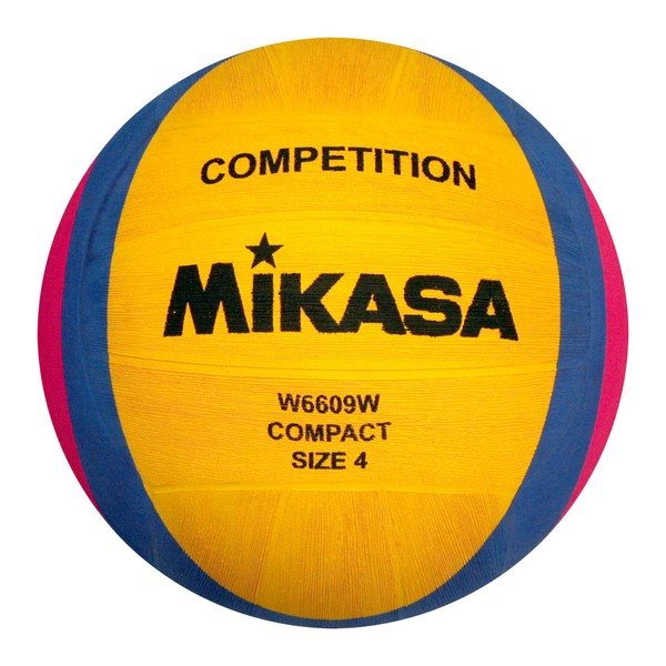 Mikasa 1212 W6609W Water Polo Ball Yellow / Blue / Pink
