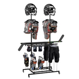 Hockey Drying Rack, Hockey Gear Drying Rack, Large Hockey Equipment Drying Rack, Organizer to Dry and Store Two Full Sets Sports Gear