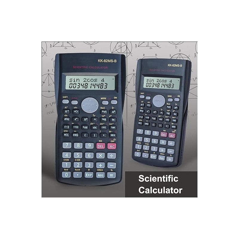 KK-82MS-D Portable Scientific Calculator Scientific Engineering Functional Calculator with 240