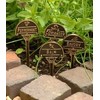Cast Brass Mint Herb Label