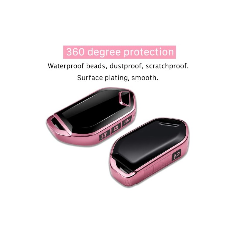 Kirsnda TPU Key Fob Cover for 2023-2024 Telluride EV5 -