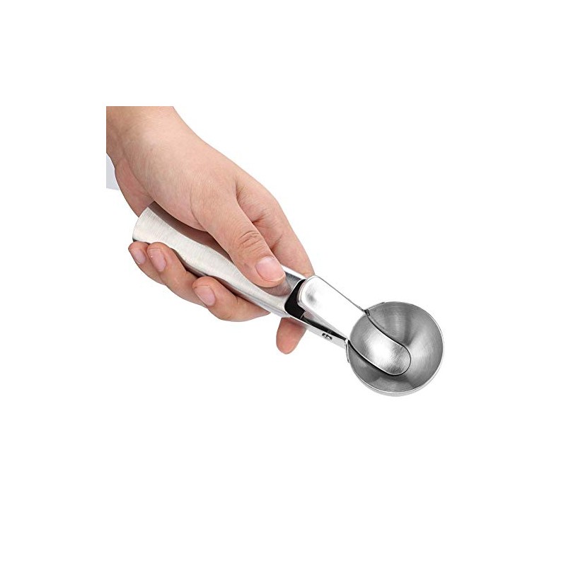 Fdit Cuchara metálica para helado, accesorio de cocina uso doméstico