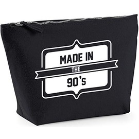 Hippowarehouse Made in the 90's printed make up cosmetic wash bag 18x19x9cm