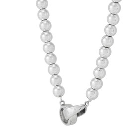 Silpada 'Great Destinations' Sterling Silver Hematite Bead Necklace, 16" + 2"