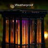 PIC Solar Flame Effect Patio Lantern Bug Zapper, ½ Acre