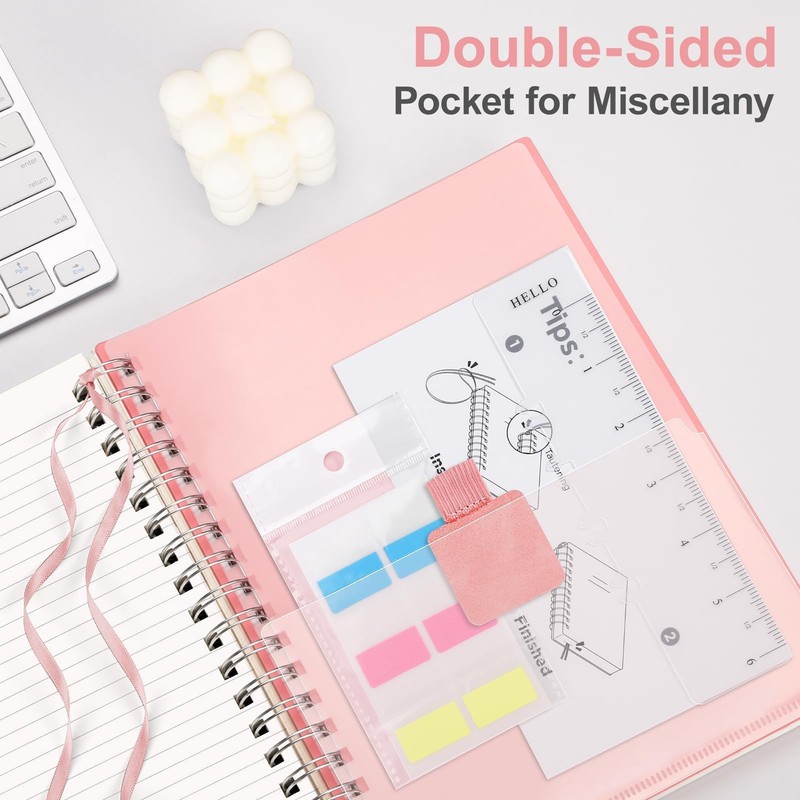 EMSHOI Notebook A5 Lined 100 g/m² Paper, 300 Pages -