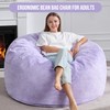 Hobestluk 5ft Bean Bag Chairs for Adults Large Beanbag Chair