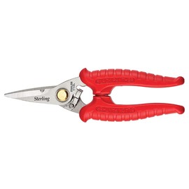 Sterling 29-702 Black Panther Red Hi Tensile Industrial Snips, 185 mm Size