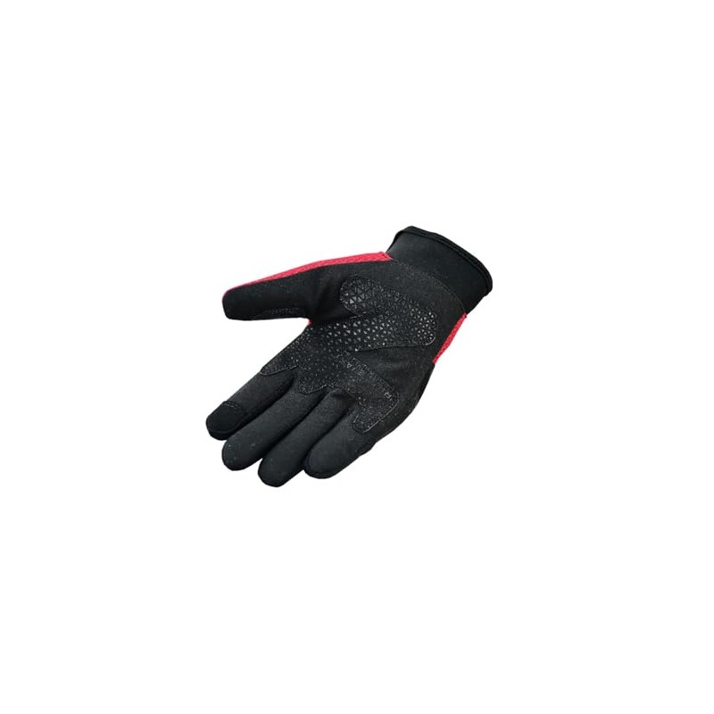 RAXUS Mens Summer Breathable Motorcycle Gloves with Knuckle Protection CE