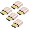 DTECH 5pcs HDMI Dummy Plug 4K 60Hz HDMI Dummy Plug