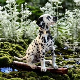 YUDOTE Ultra Soft Dog Collar Natural Cotton Cord for Medium Dogs with Sensitive Skin, Black