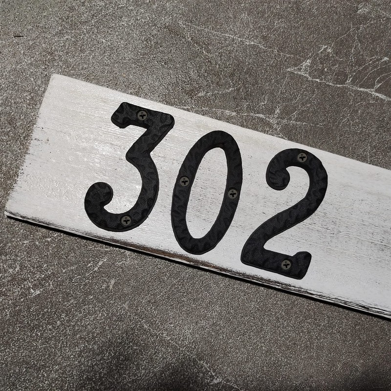 House Address Numbers 4 Inch Height - Cast Iron House